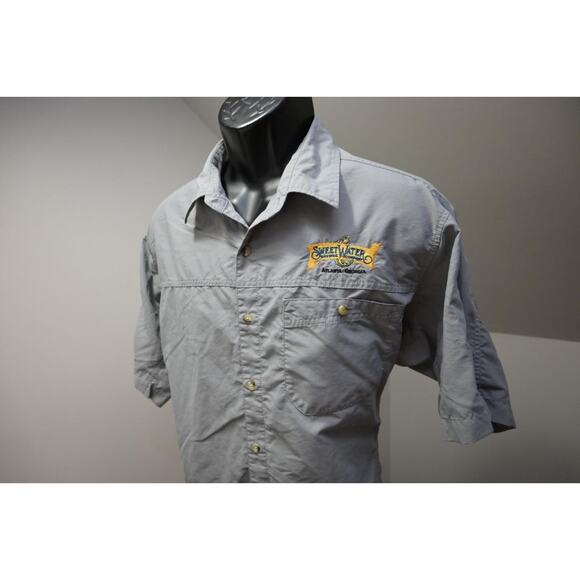 Mountain HardWear Shirt Sweet Water Brewing High Country Gray Mens Size Large - Picture 3 of 9